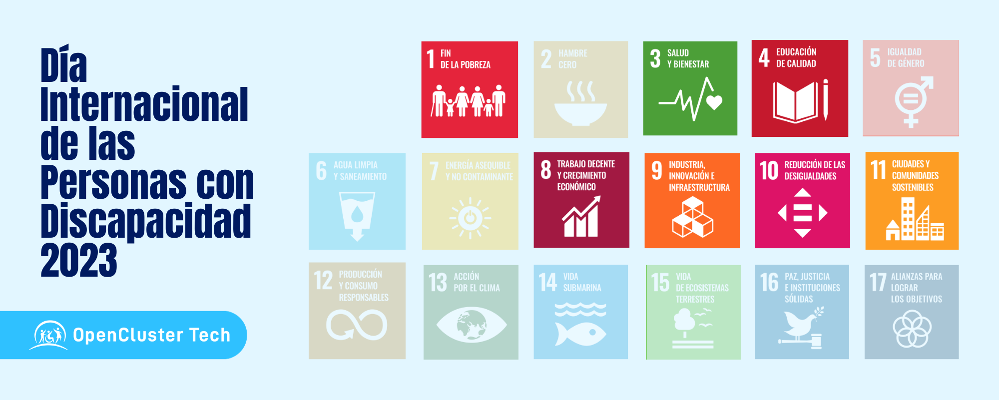 Día Internacional de las Personas con Discapacidad 2023: “Unidos en acción para rescatar y alcanzar los ODS para, con y por las personas con discapacidad”