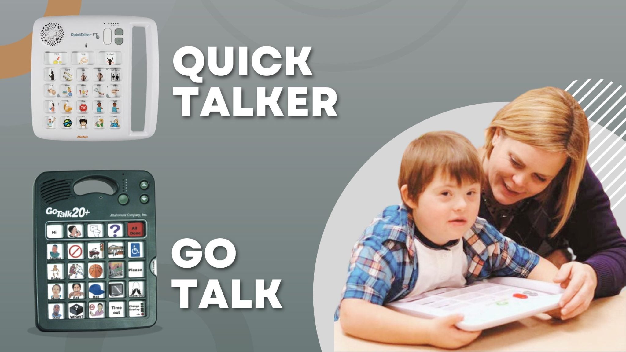 CAA – Dispositivos Quick Talker y Go Talk