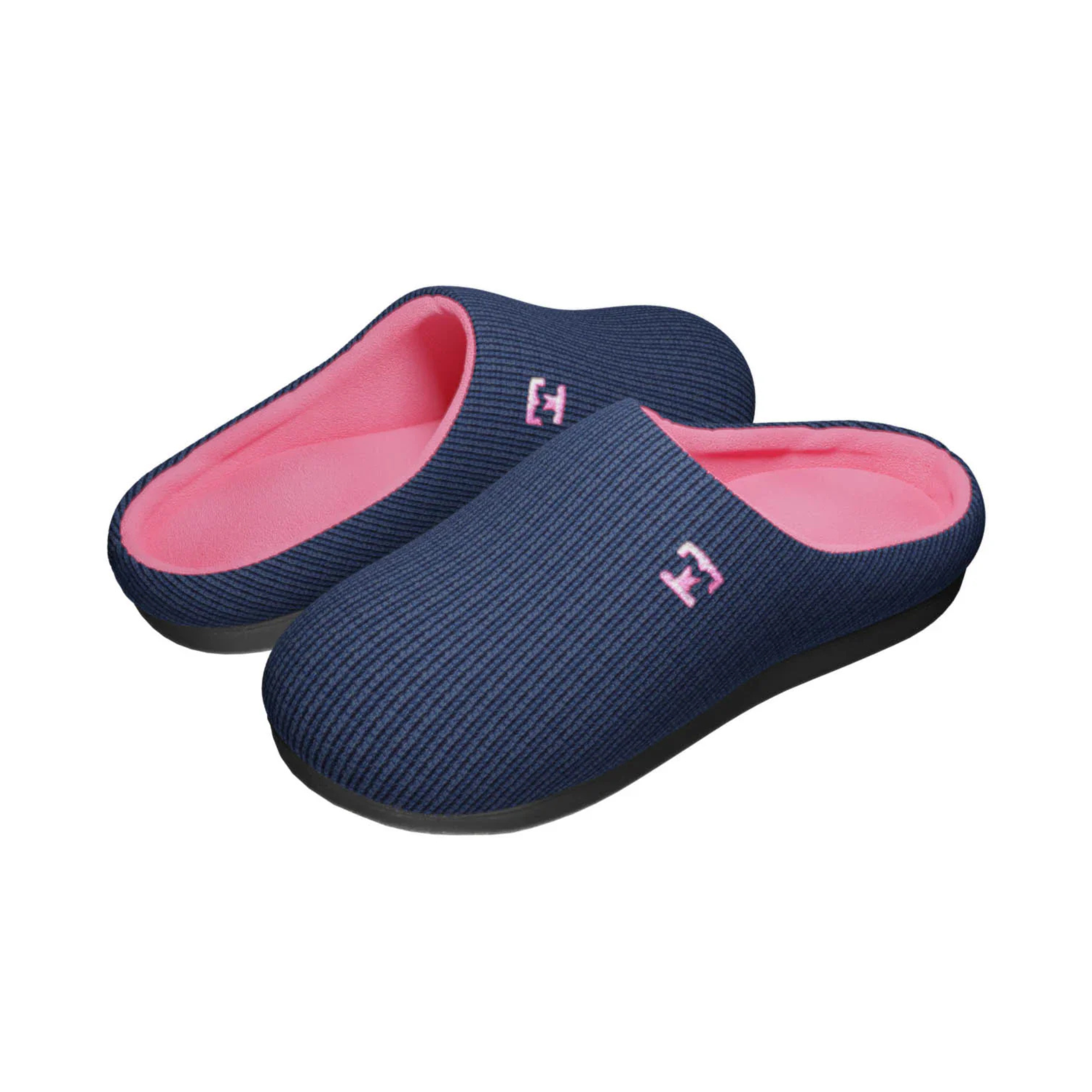 Pantuflas de Espuma Viscoelástica Therafly Azul con Rosado TM1103