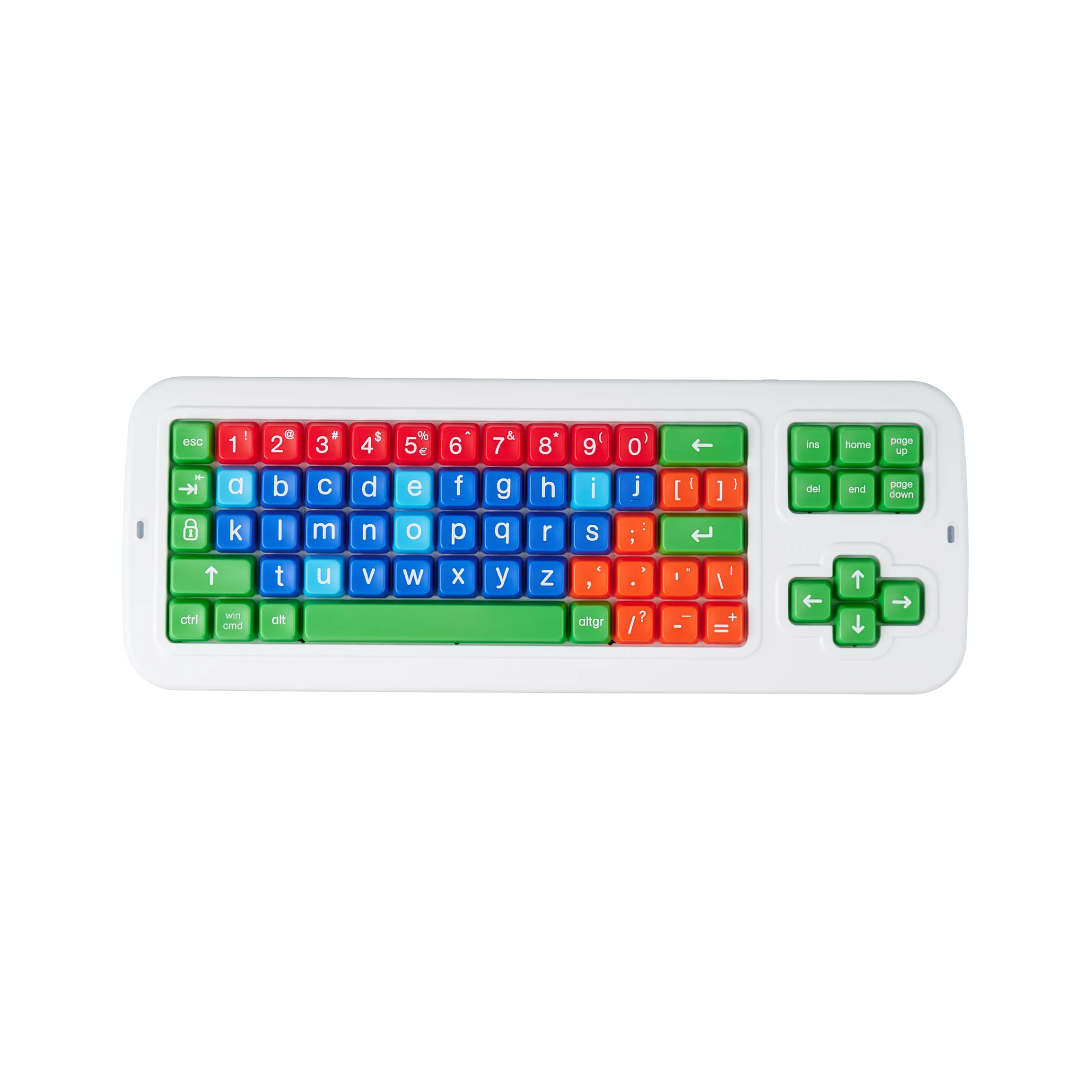 Teclado Alto Contraste de Colores Clevy 3 Tri-mode