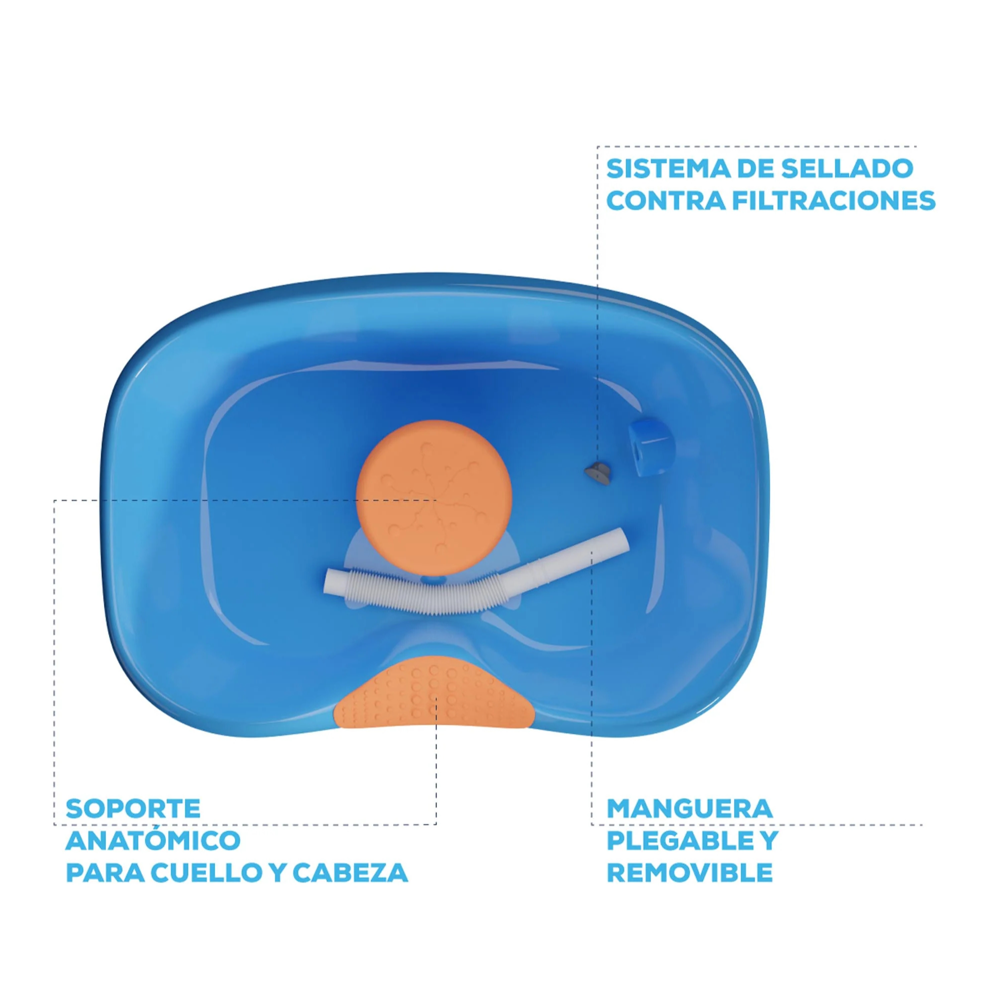 Lavacabezas Portátil Therawash