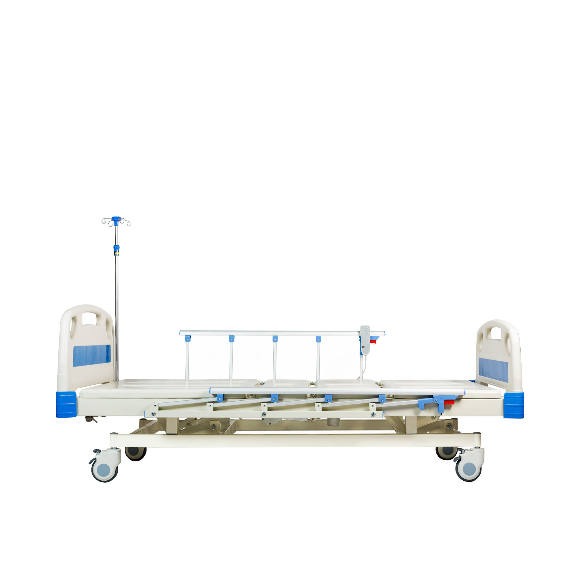 Catre Clínico Eléctrico 4 Posiciones Boxin Recovery EIII-05 + Colchón seccionado 8 cm (Reserva)
