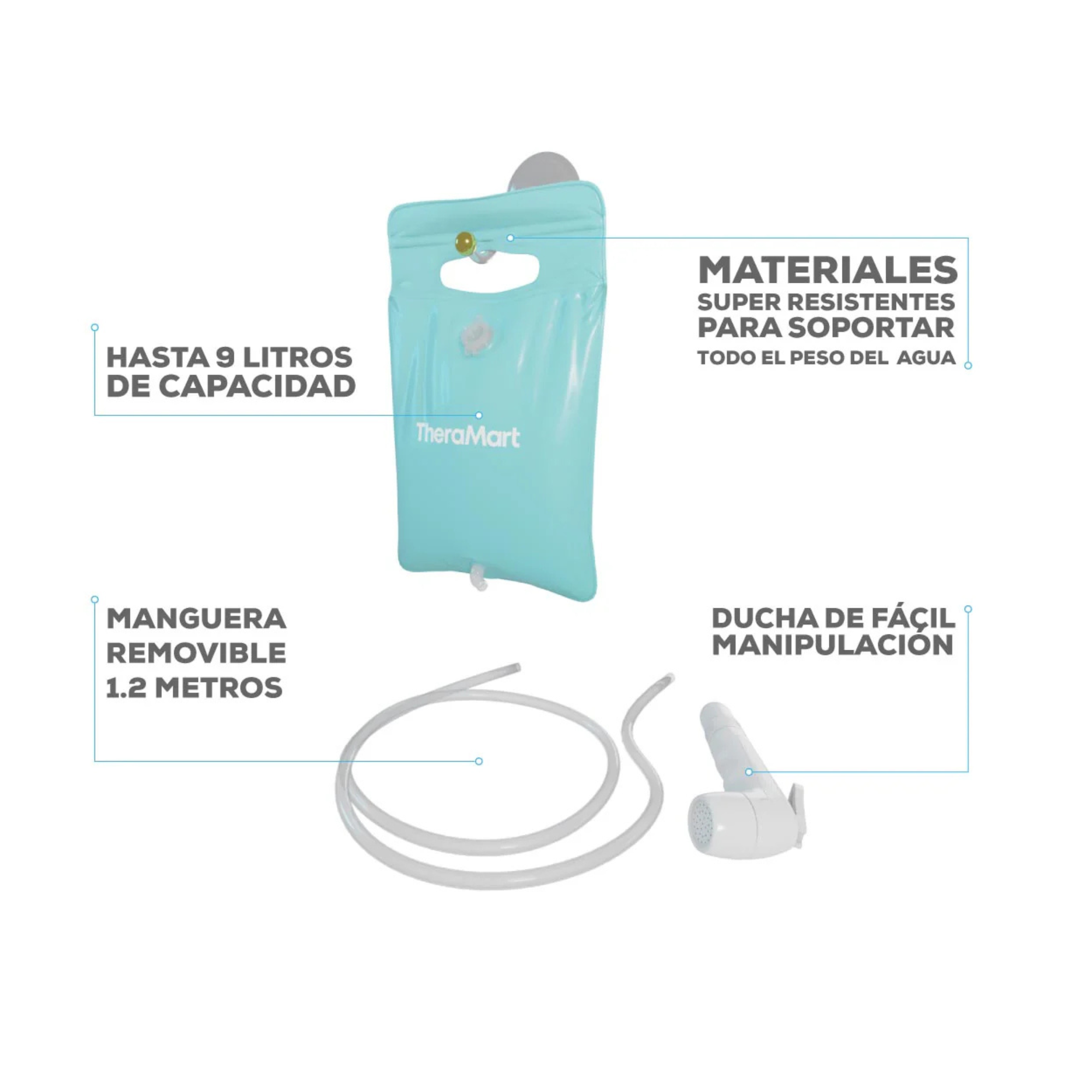 Ducha Portátil TheraAqua TM1440