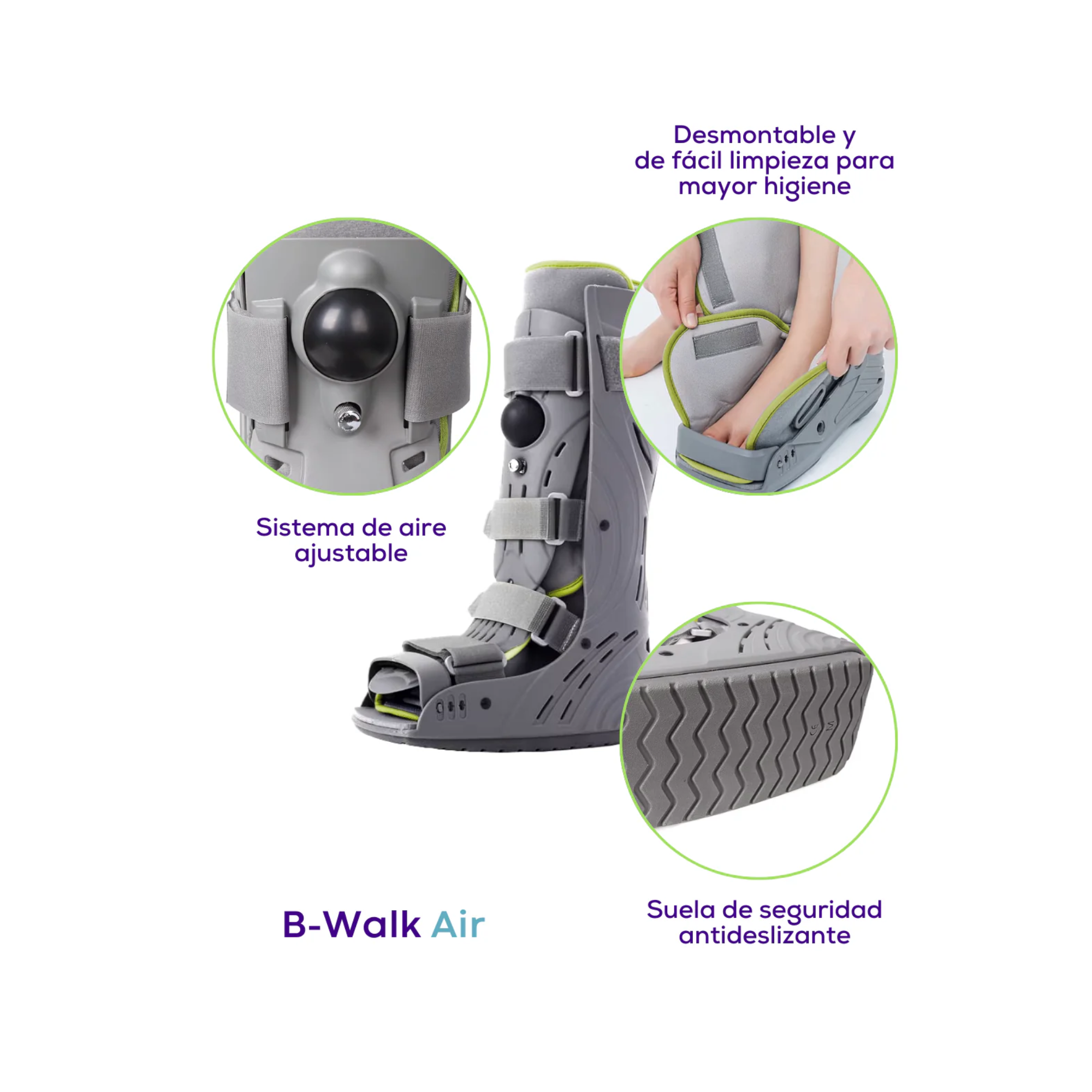 Bota Neumática B-Walk Air Larga