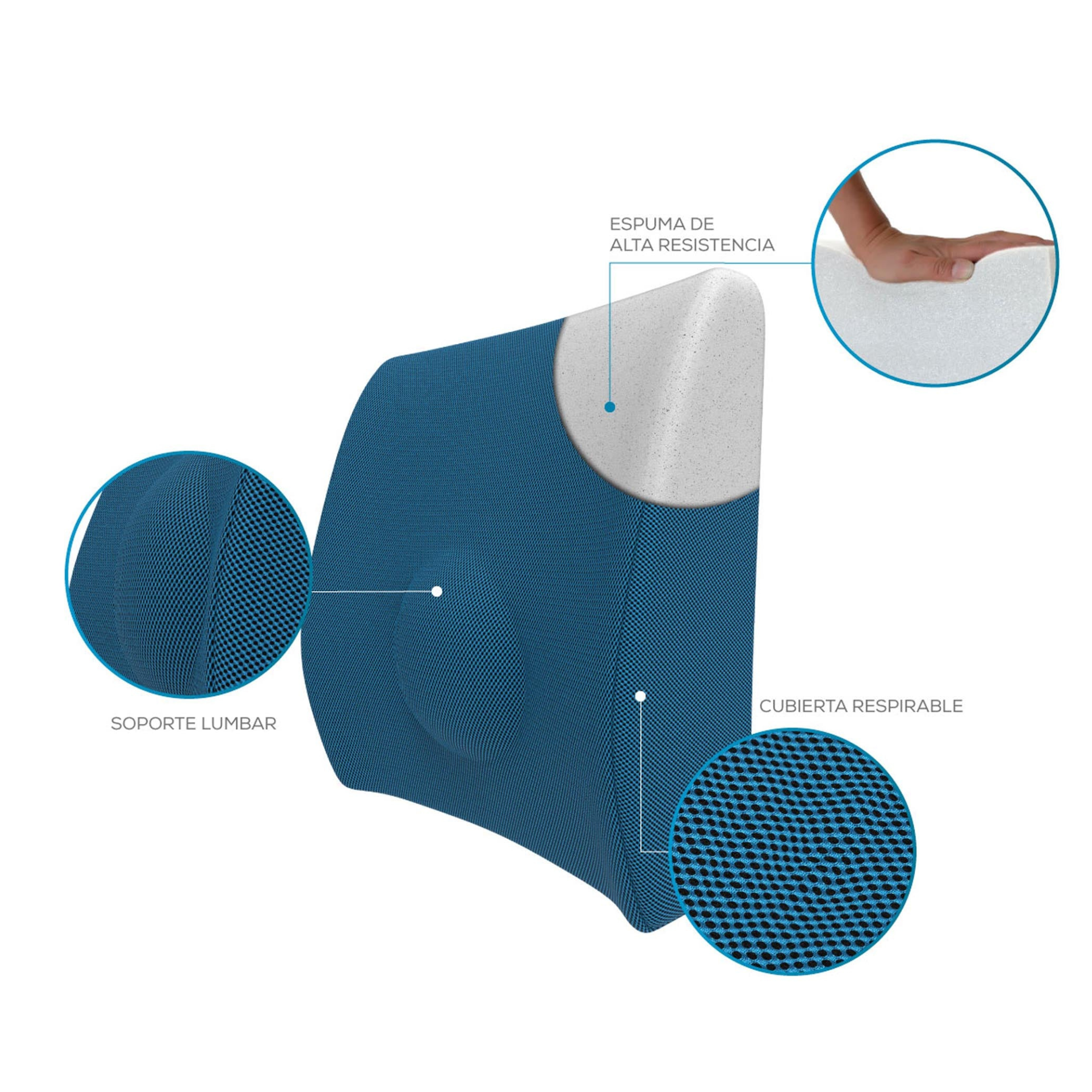 Cojin Lumbar Therashape Azul TM320