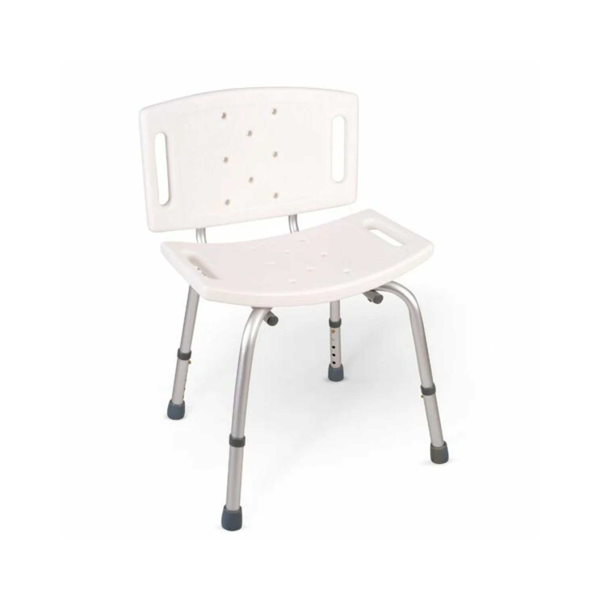 Silla de Ducha con respaldo y altura regulable