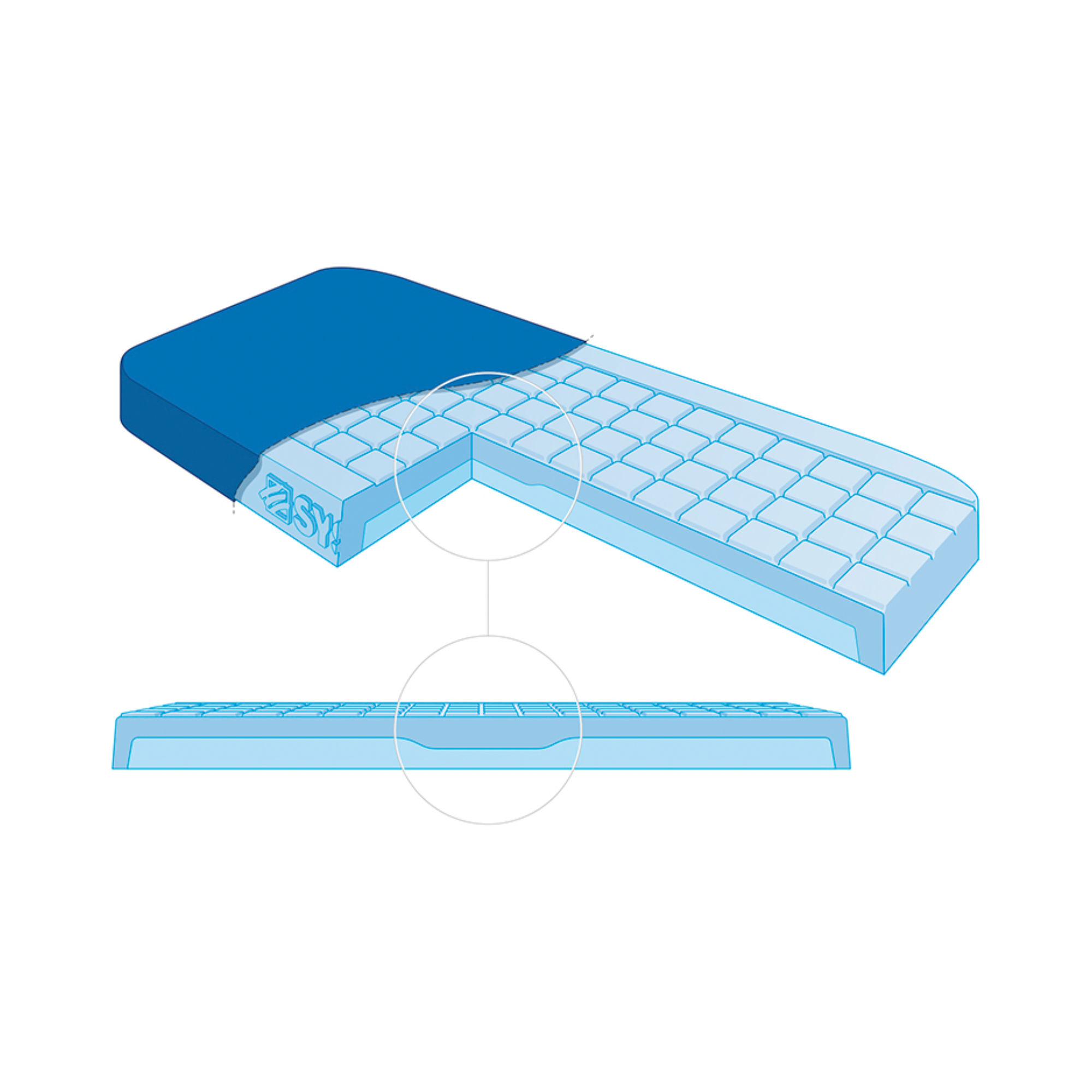 Colchón Antiescaras Viscoflex Systam P161M