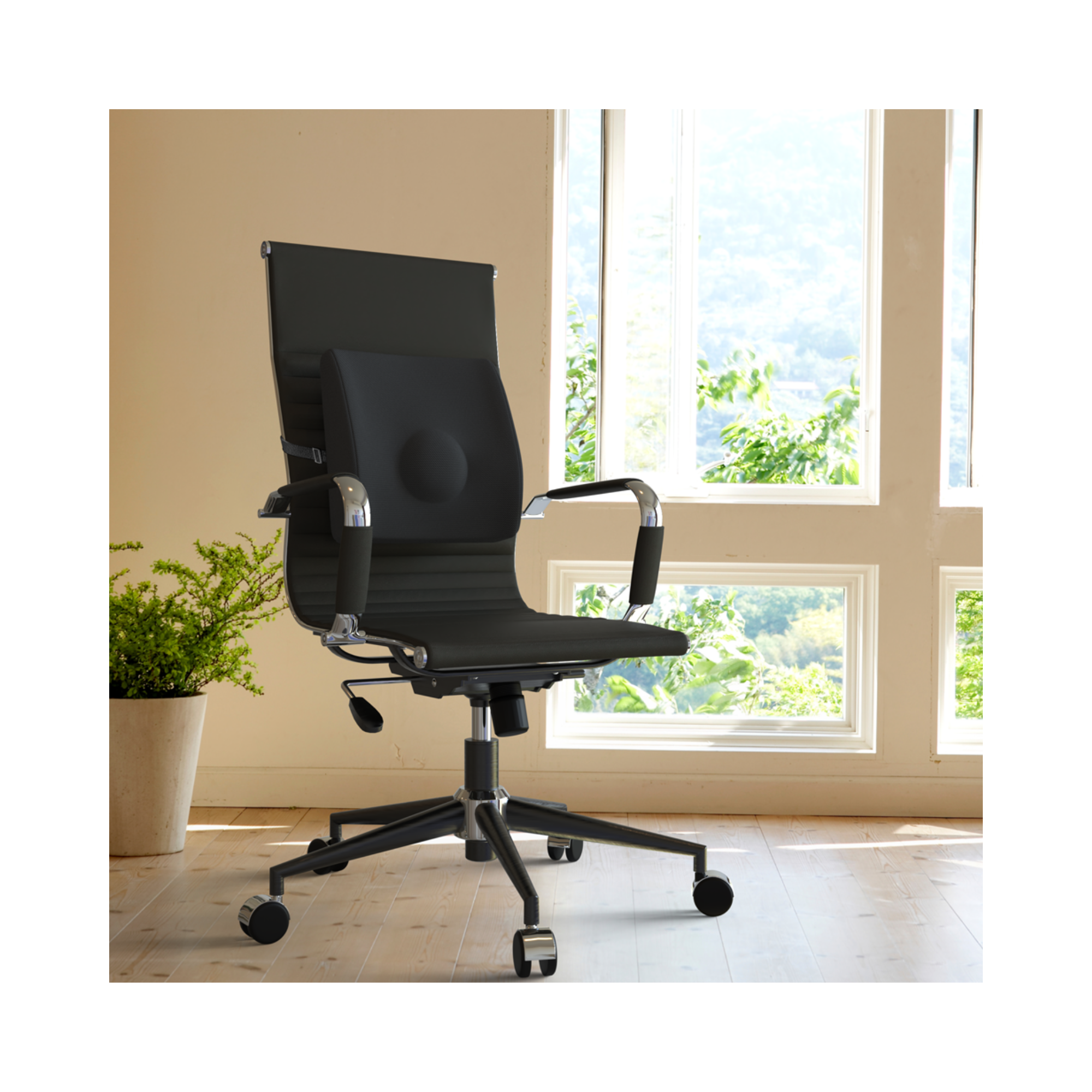 Cojín Lumbar Therashape Negro TM322