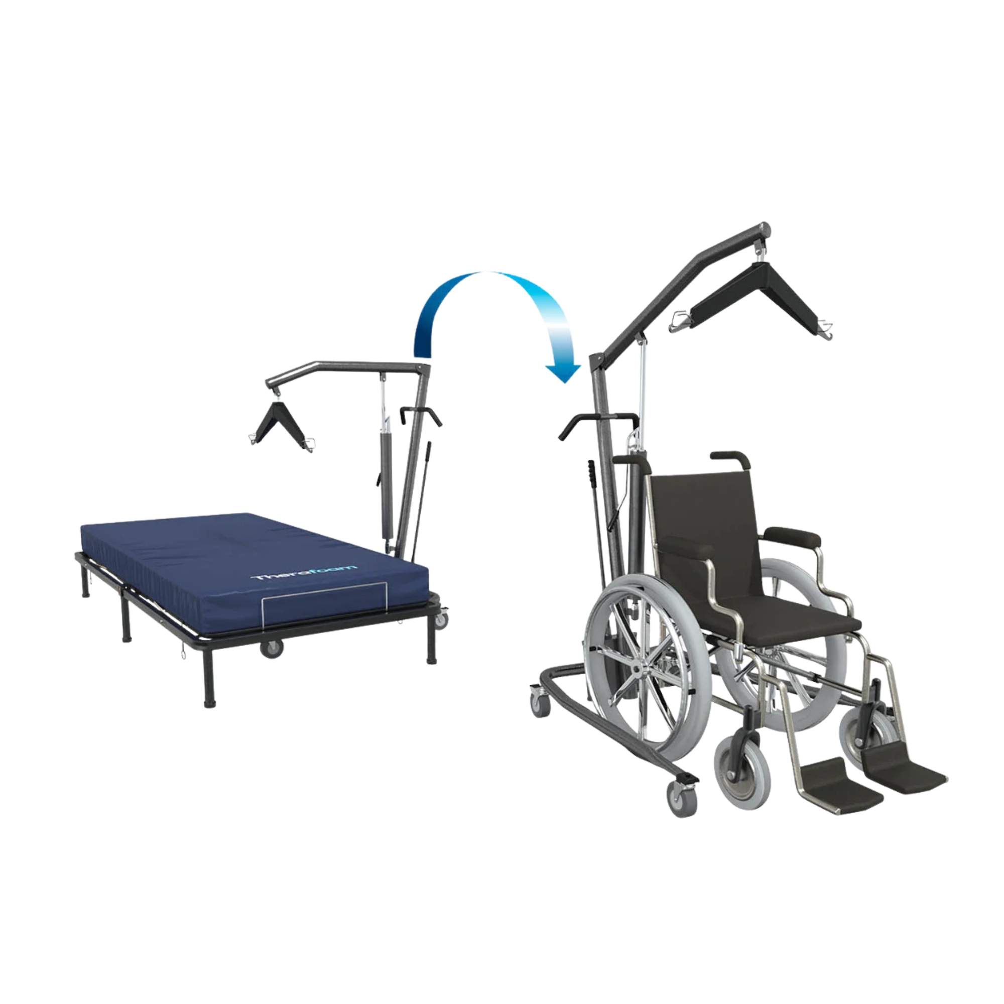Grúa hidráulica para levantar pacientes Theramotion TM990