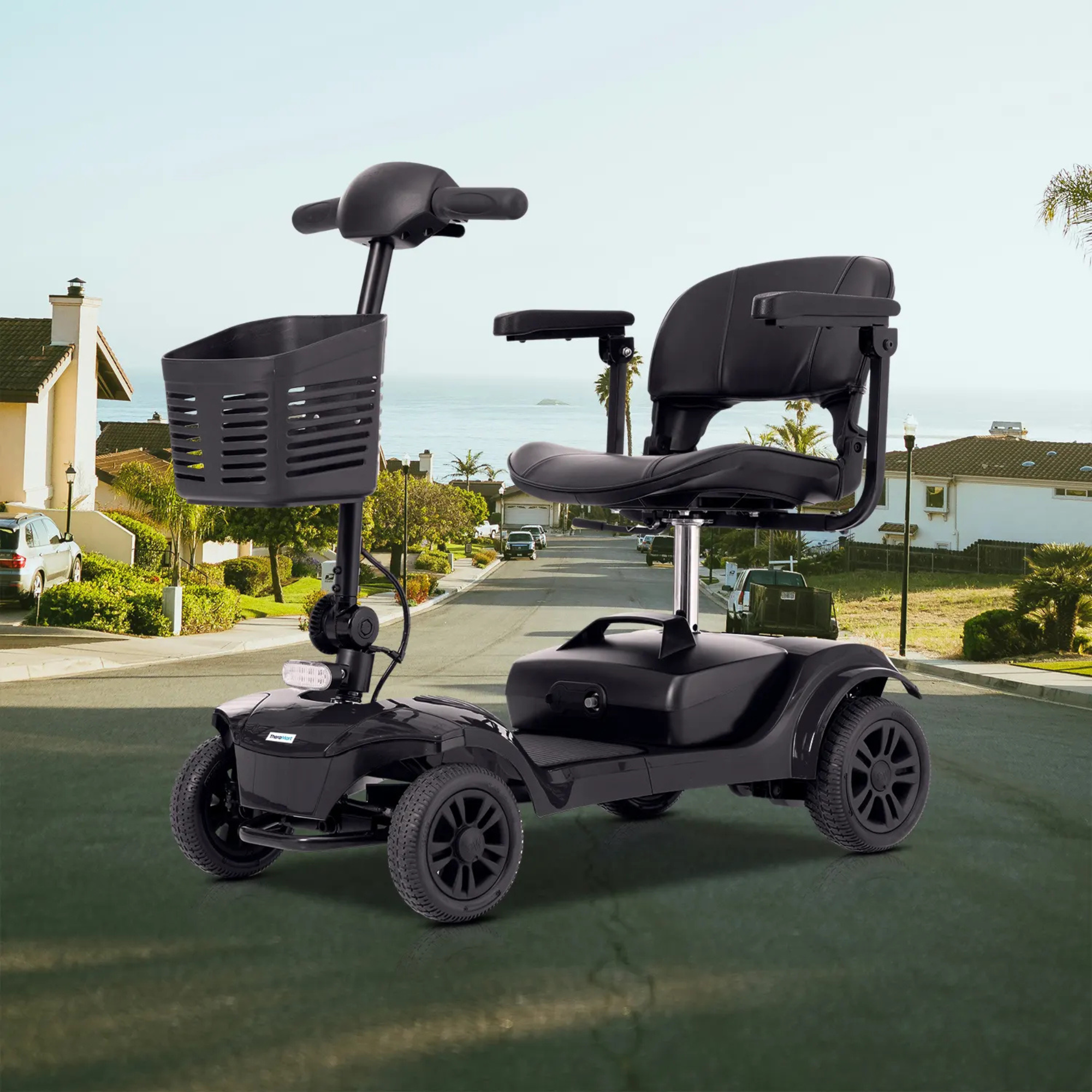 Scooter Electrico Para Movilidad Therarover Plus Black TM2411