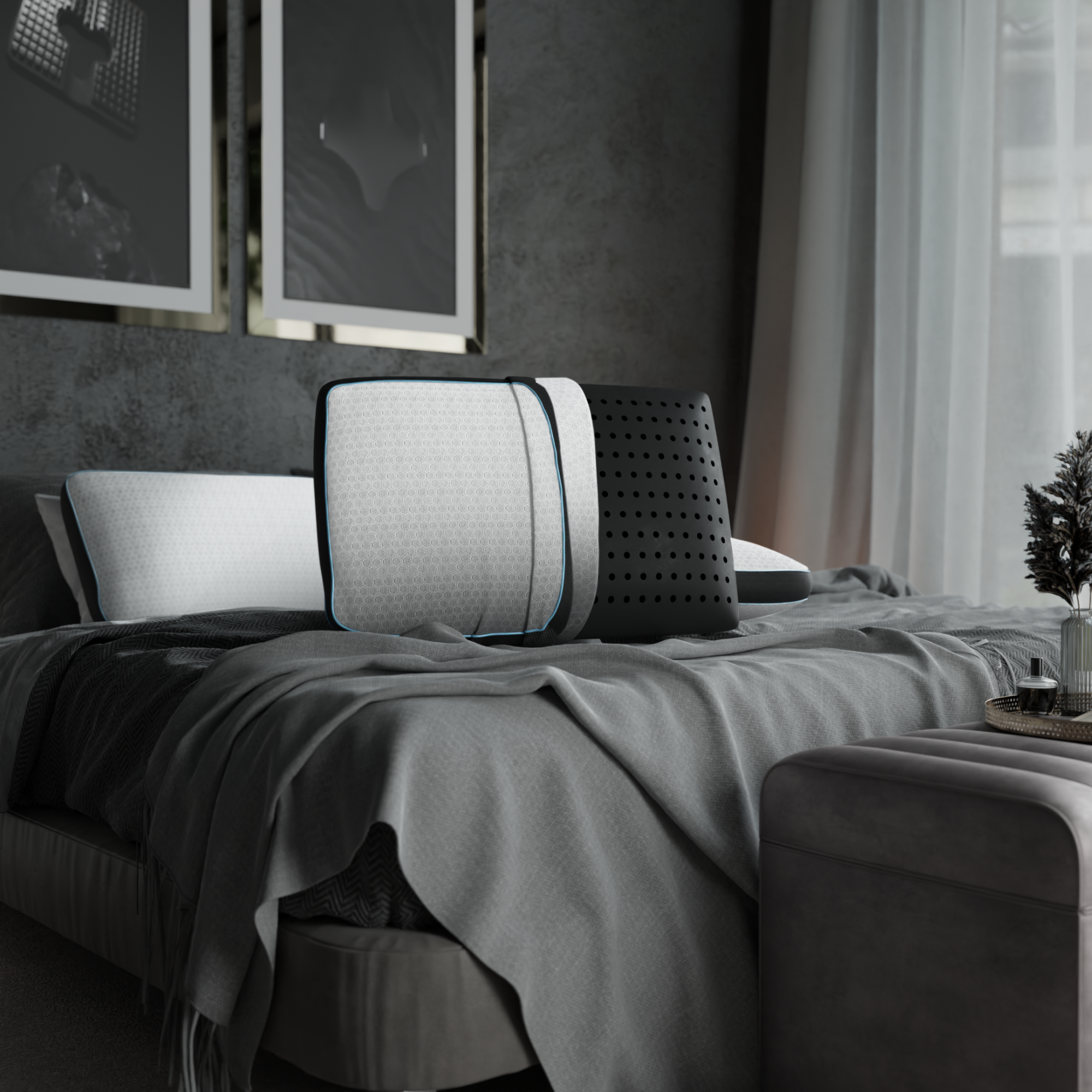 Almohada Theranight Carbon TM140