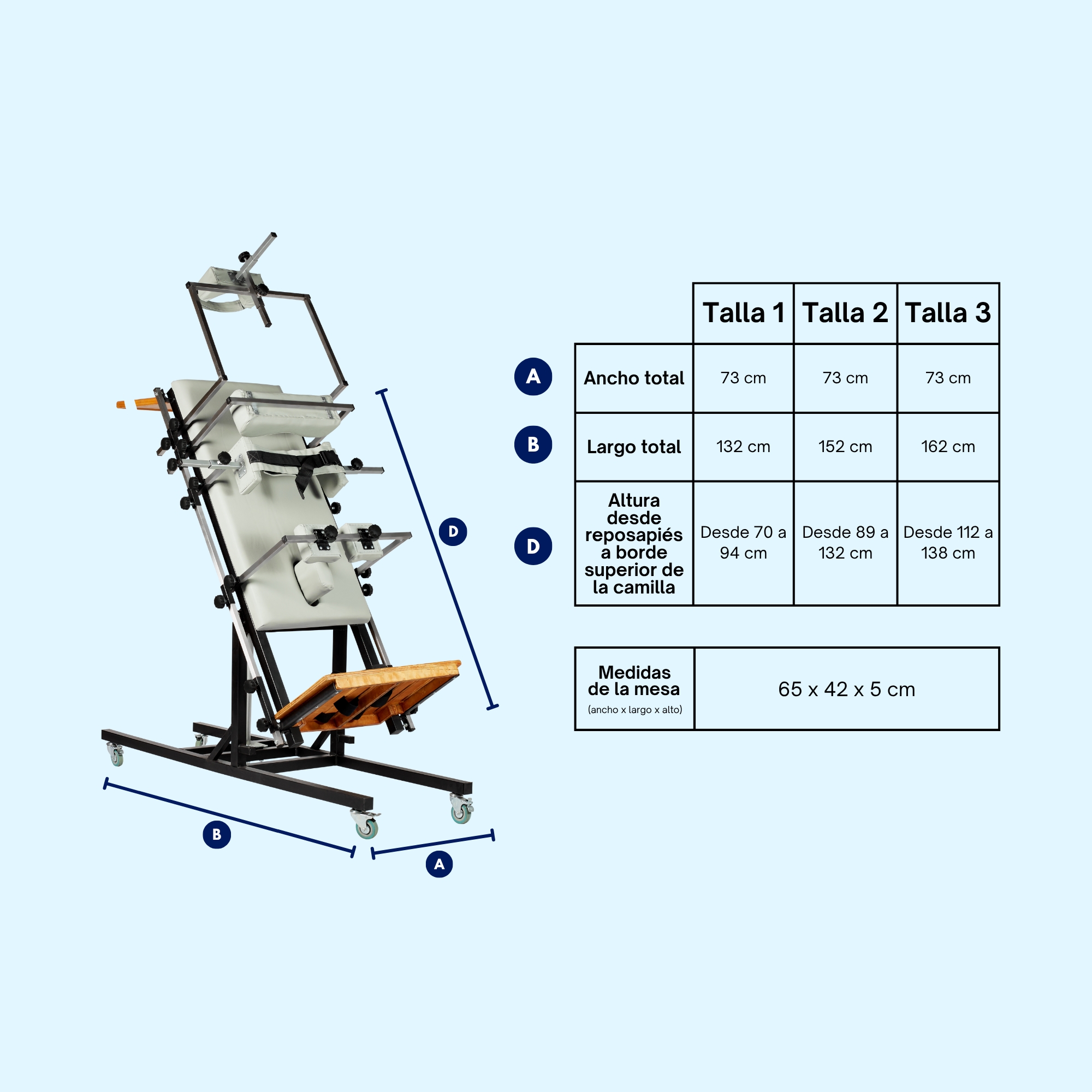 Bipedestador Manual Prono
