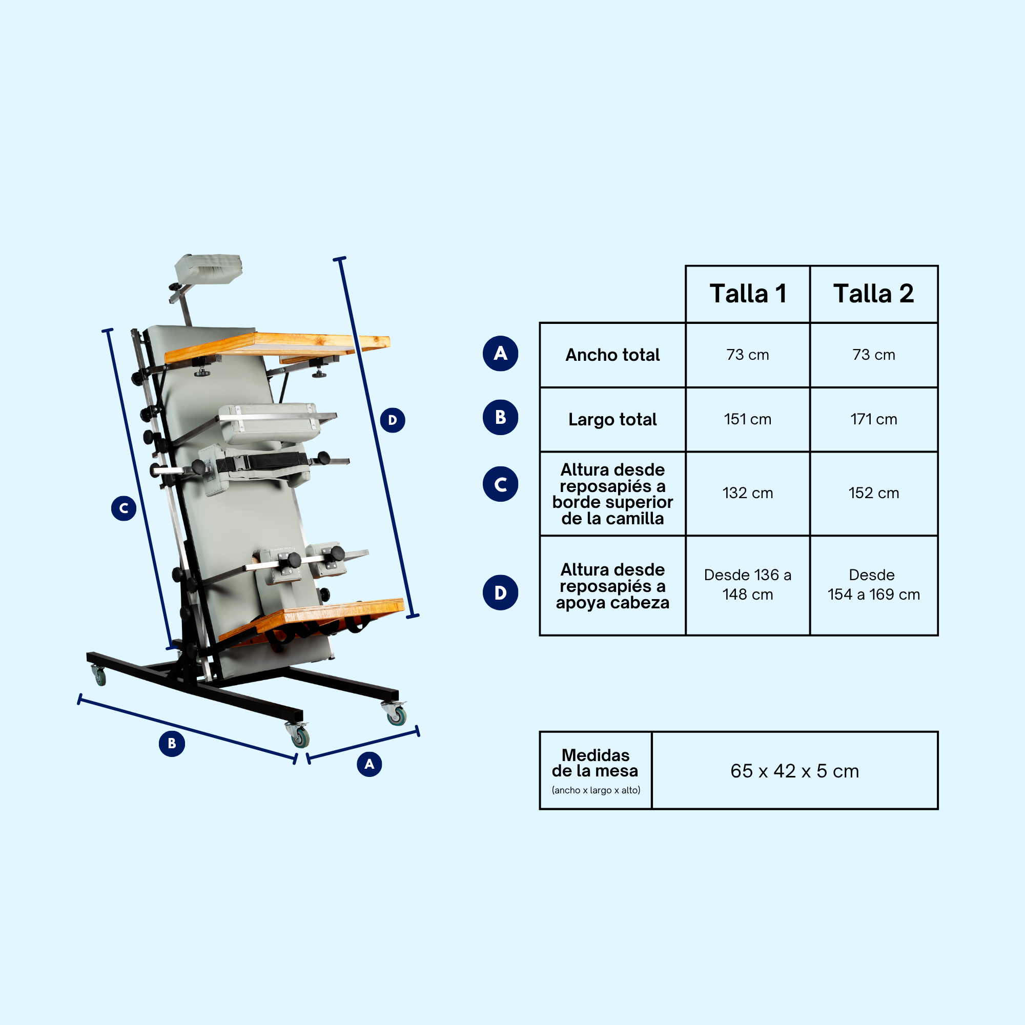 Bipedestador Manual Supino