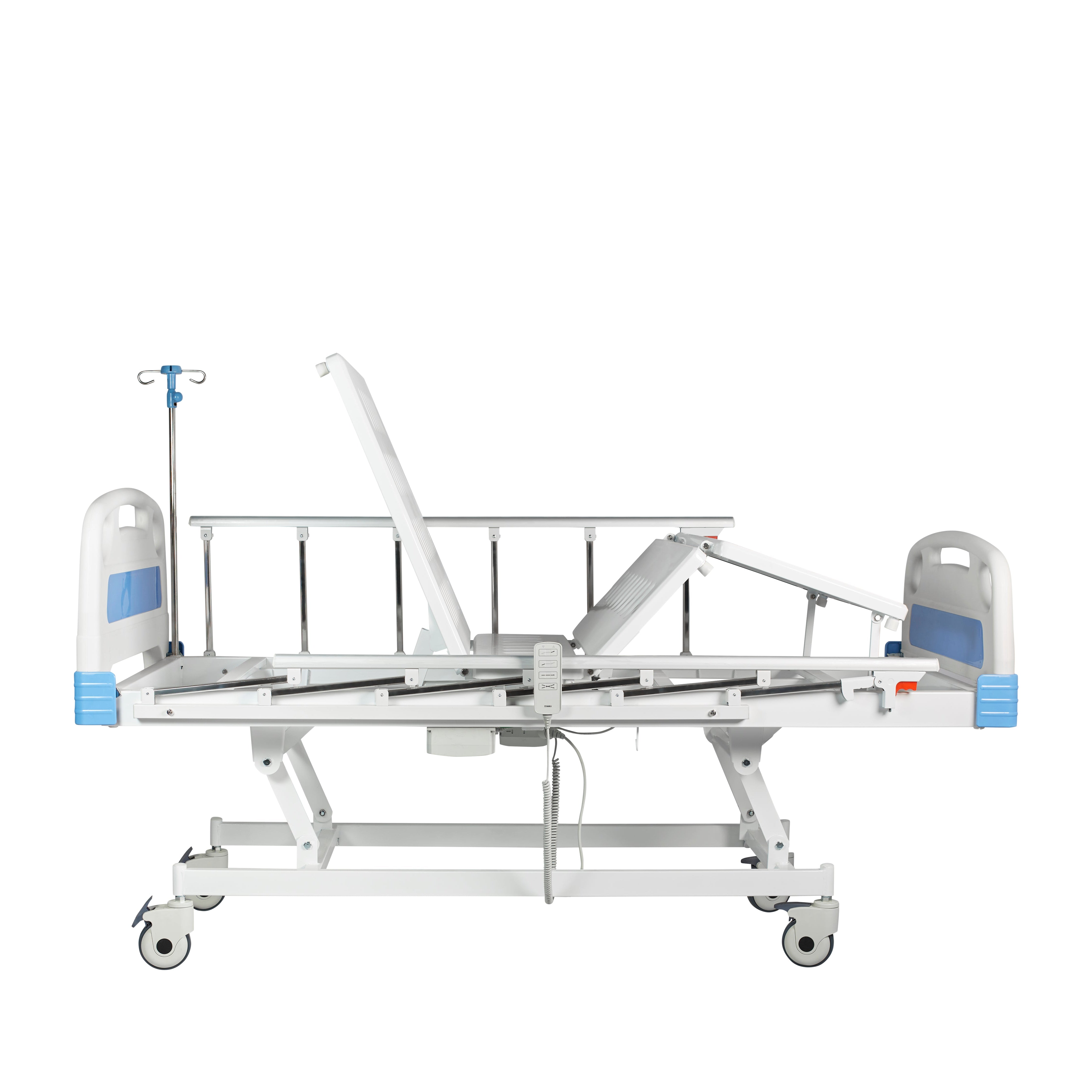 Catre Clínico Eléctrico 4 Posiciones Medwish AG-BM104 + Colchón seccionado 8 cm