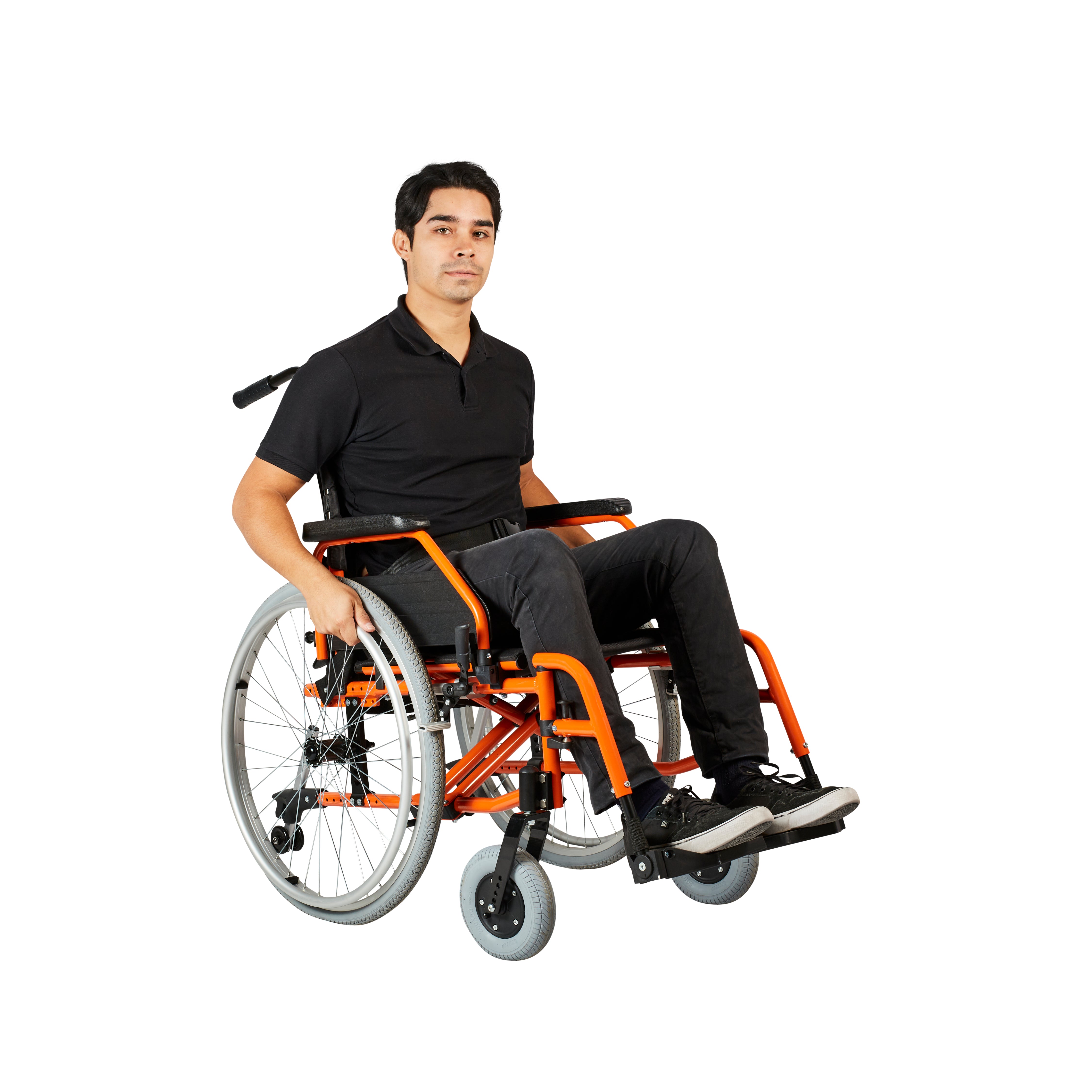 Silla De Ruedas Estándar Intco YK9061 Naranja