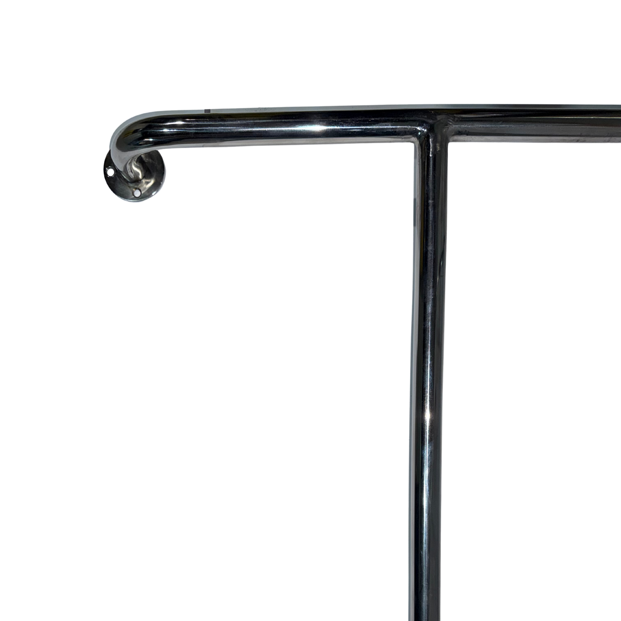 Barra de seguridad para baño triple rincón inoxidable