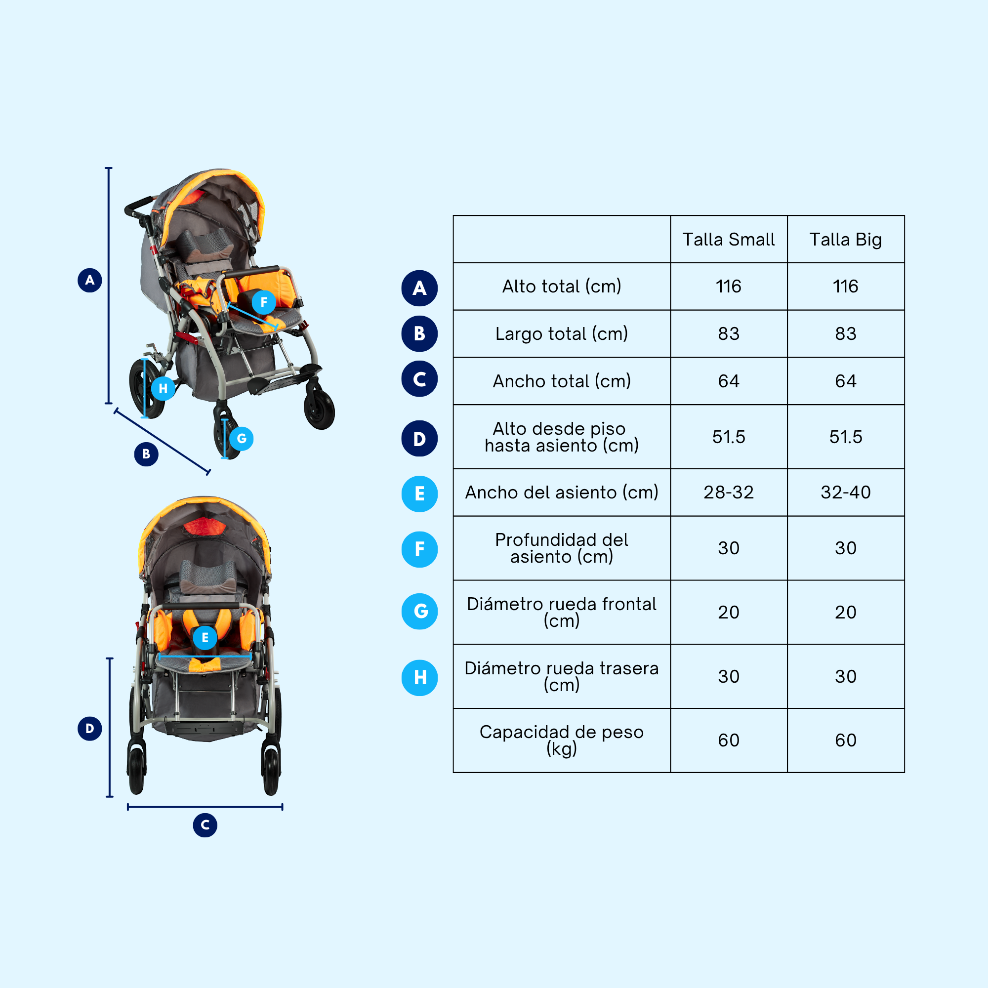 Coche Neurológico Intco YK 8001