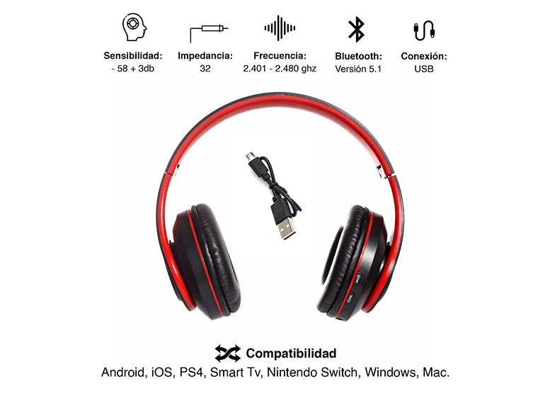 Audífonos Inalámbricos Bluetooth B39