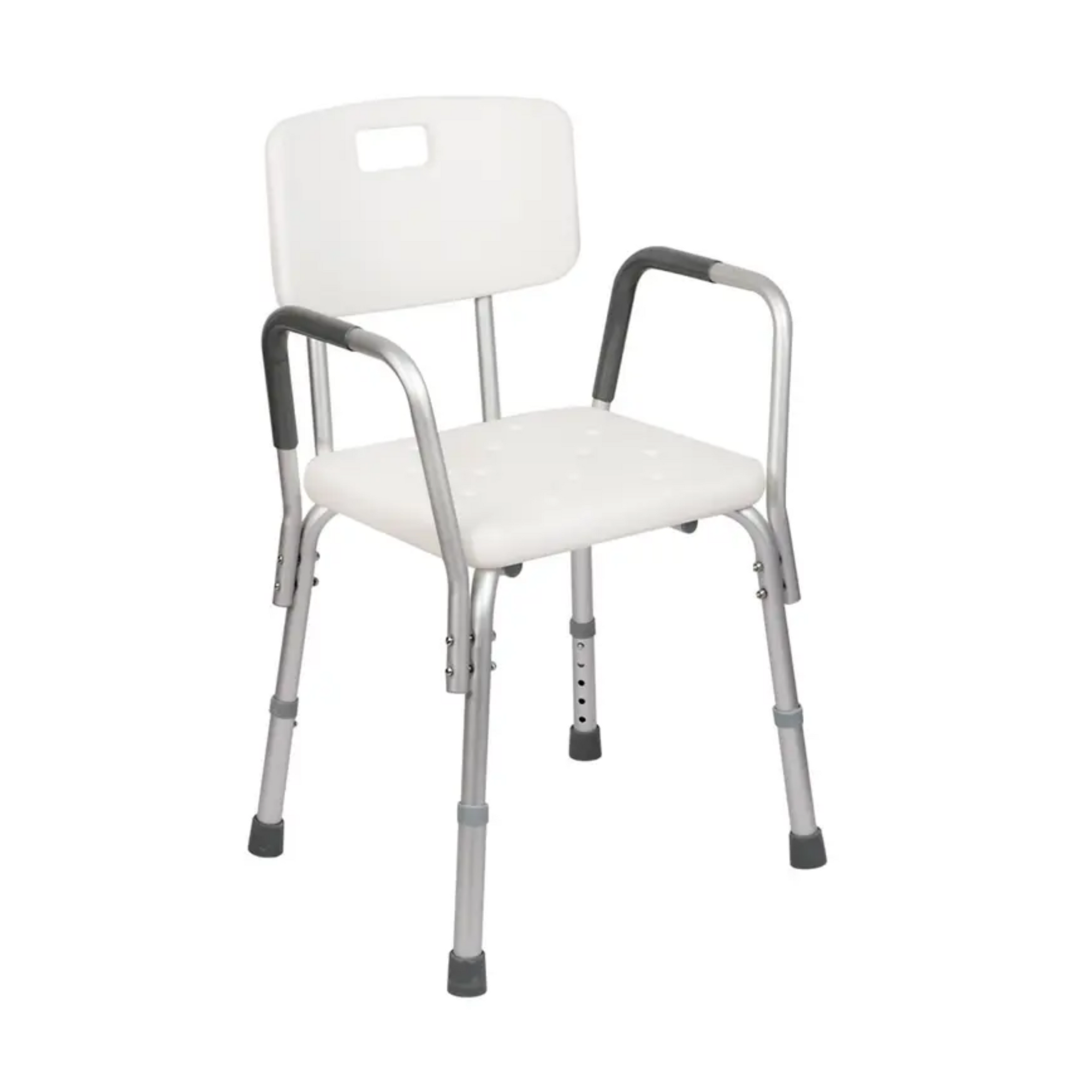 Silla de ducha con apoya brazos y respaldo desmontable Promsa