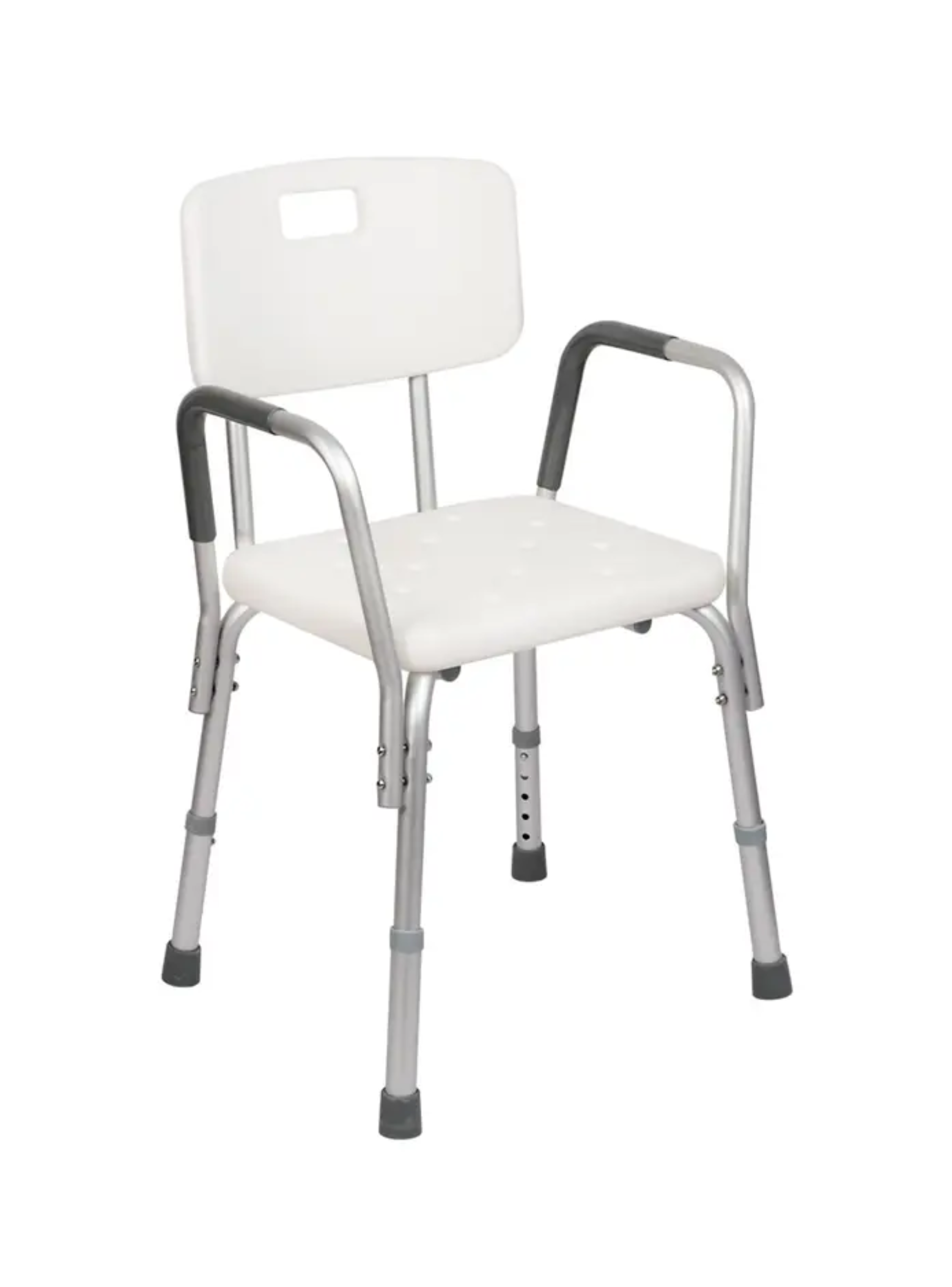 Silla de ducha con apoya brazos y respaldo desmontable Promsa