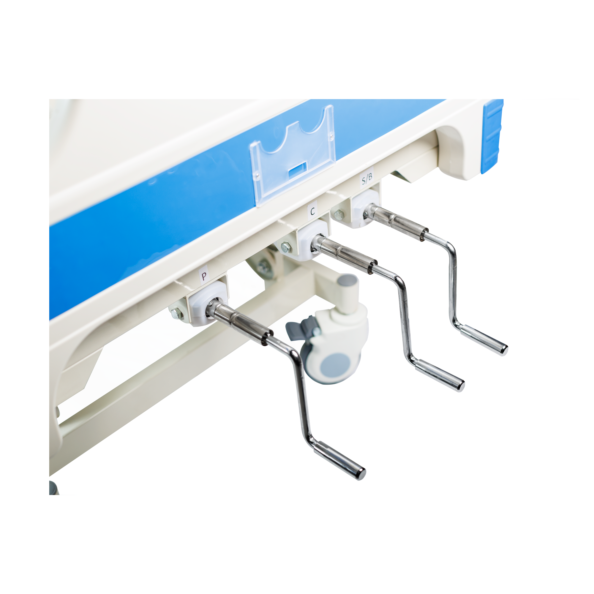 Catre Clínico Manual 3 posiciones Boxin Recovery BIII-21 + Colchón seccionado 8 cm