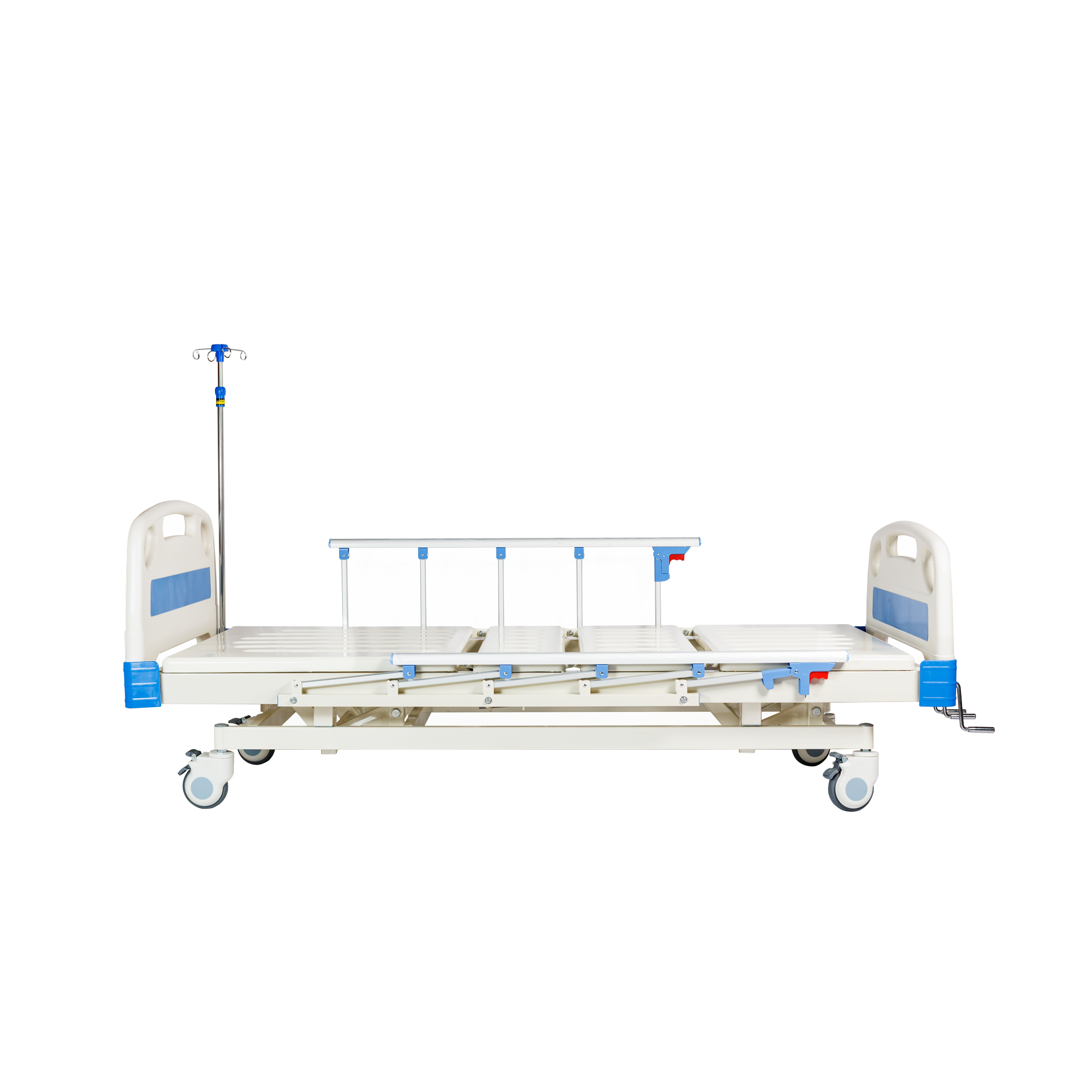 Catre Clínico Manual 3 posiciones Boxin Recovery BIII-21 + Colchón seccionado 8 cm