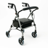 Andador Burro Ortopédico 4 Ruedas Asiento Y Canasto