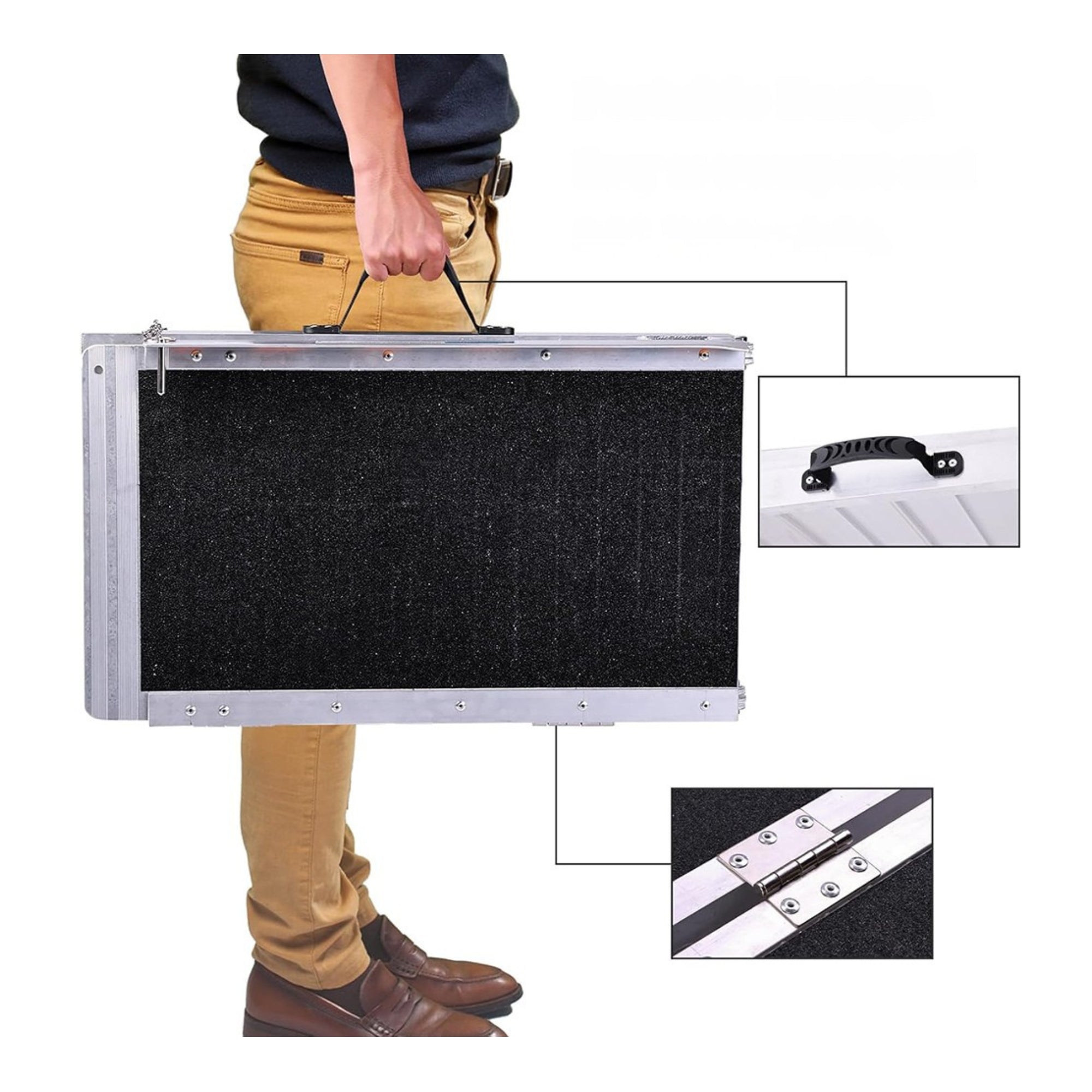 (Plegable) Rampa portátil para sillas de ruedas