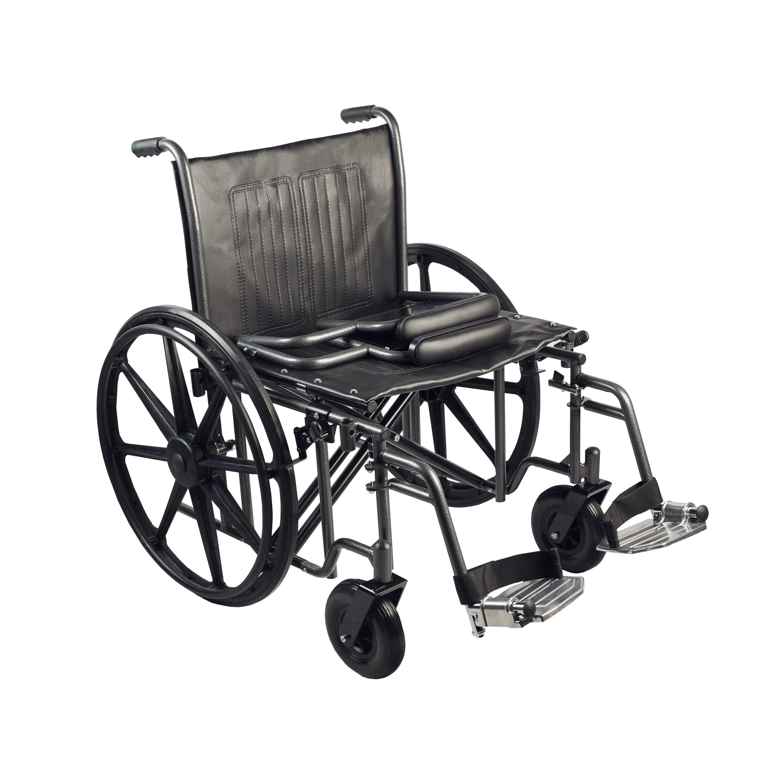 Silla De Ruedas Estándar Bariátrica - con levantapiernas neurológica