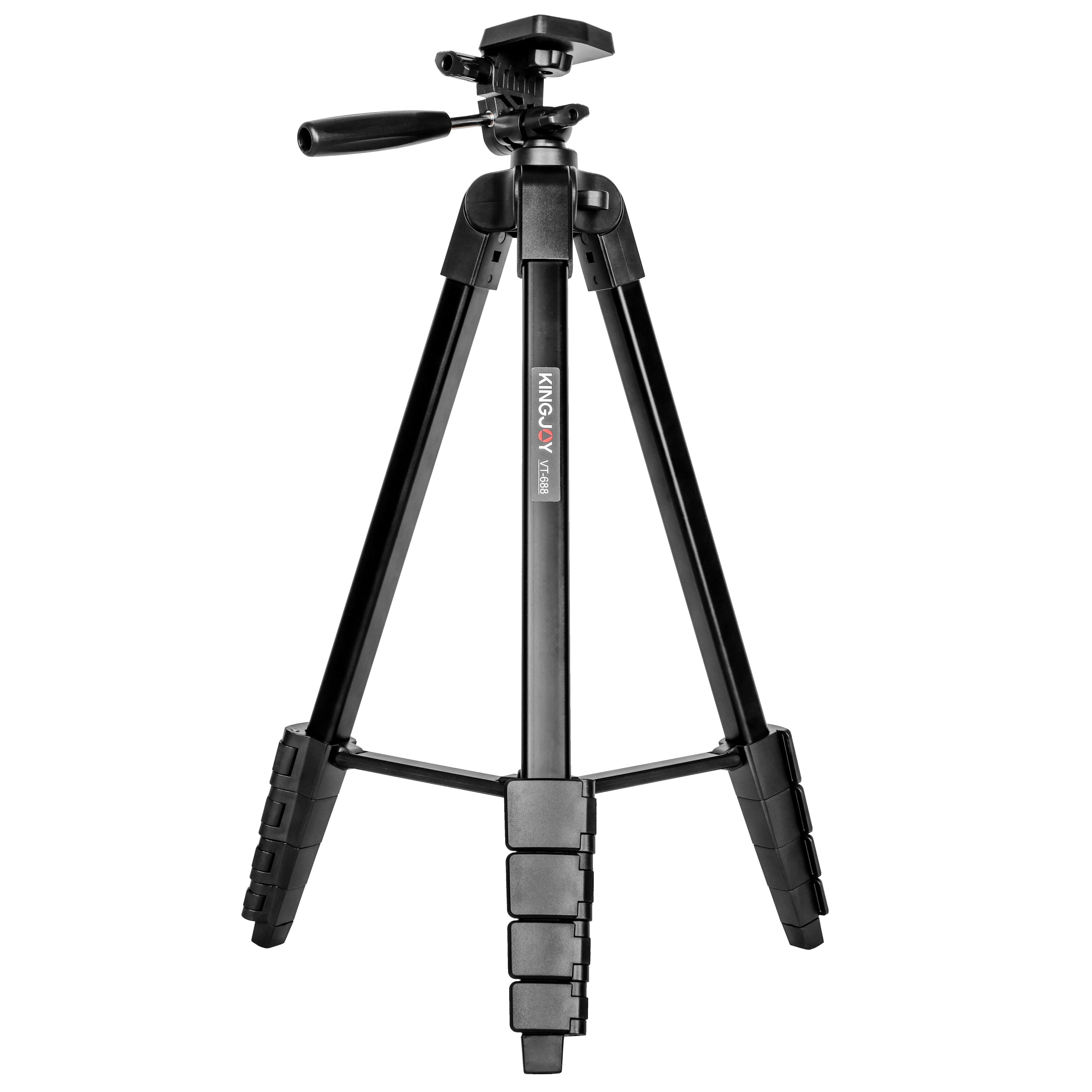 Trípode para cámaras portátil de aluminio Kingjoy VT-688