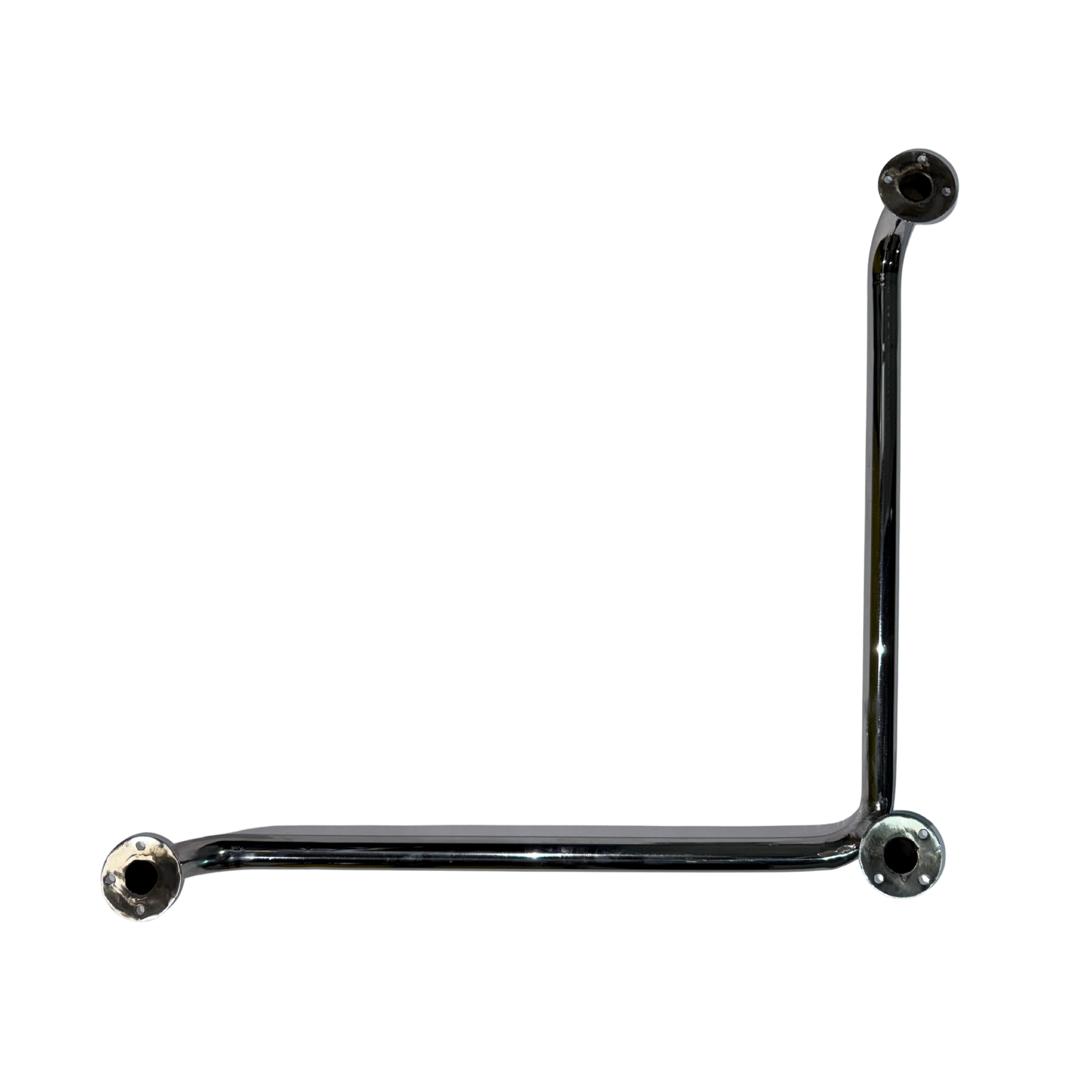 Barra de seguridad para baño inoxidable con ángulo de 90°