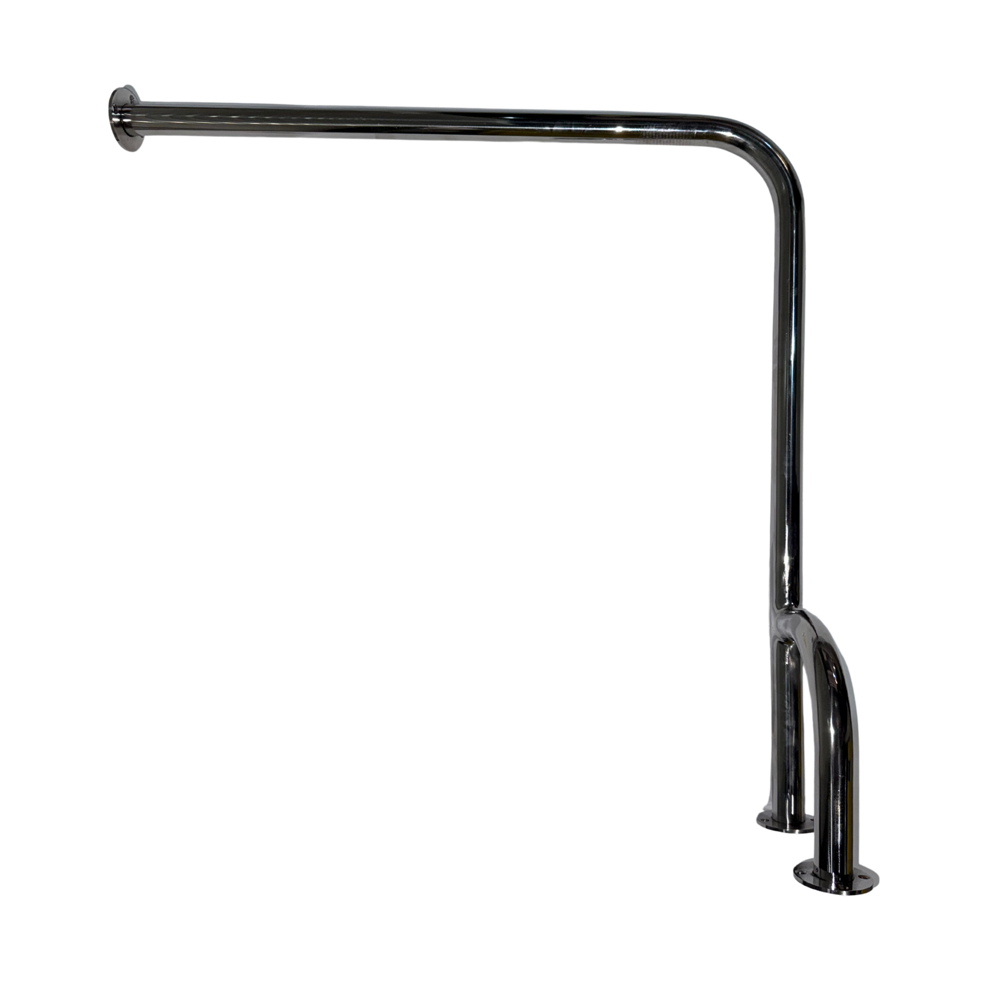 Barra de seguridad para baño muro/piso inoxidable