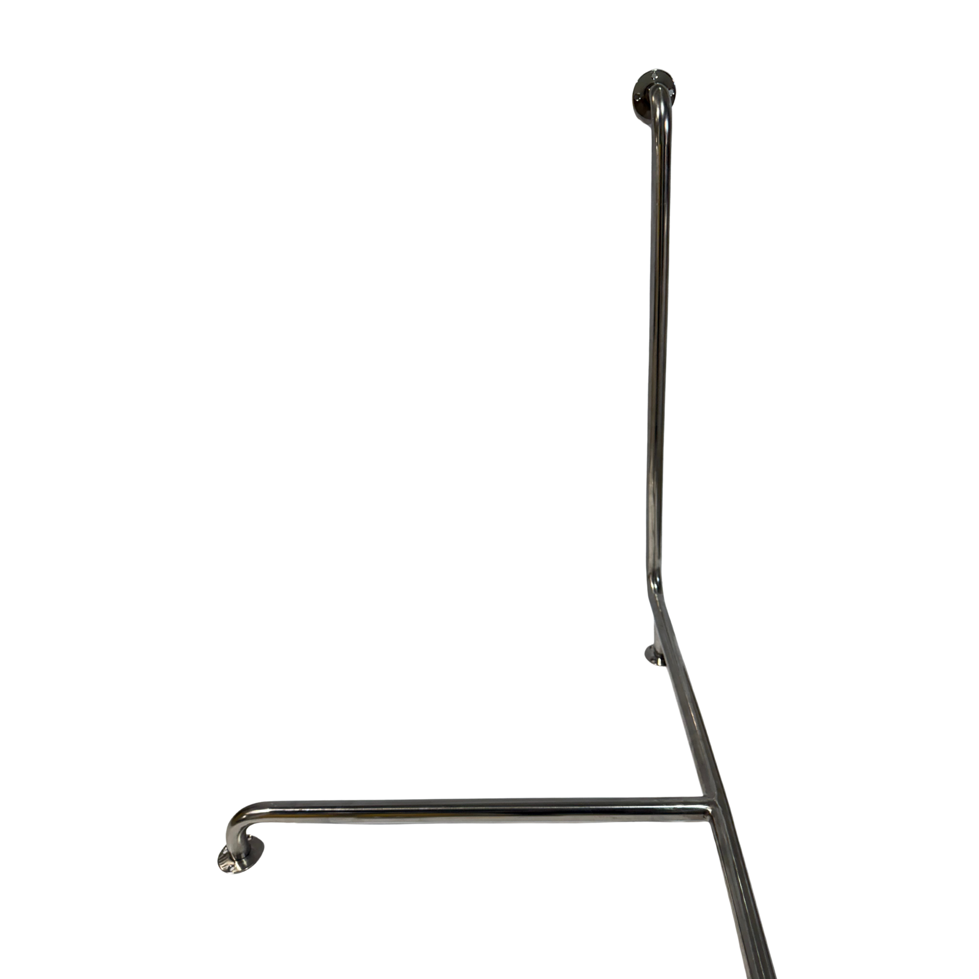 Barra de seguridad para baño triple rincón inoxidable