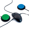 Mouse con dos botones adaptados