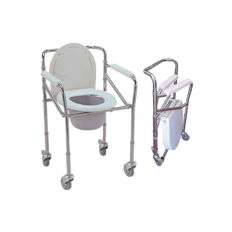 Inodoro Portátil Plegable con Ruedas Deltamed
