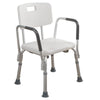 Silla de ducha con apoya brazos y respaldo desmontable Promsa