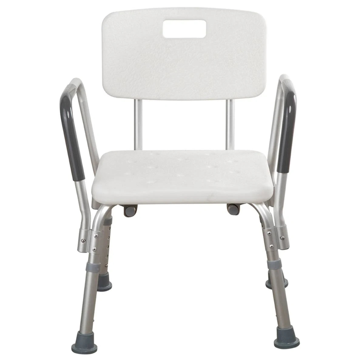 Silla de ducha con apoya brazos y respaldo desmontable Promsa