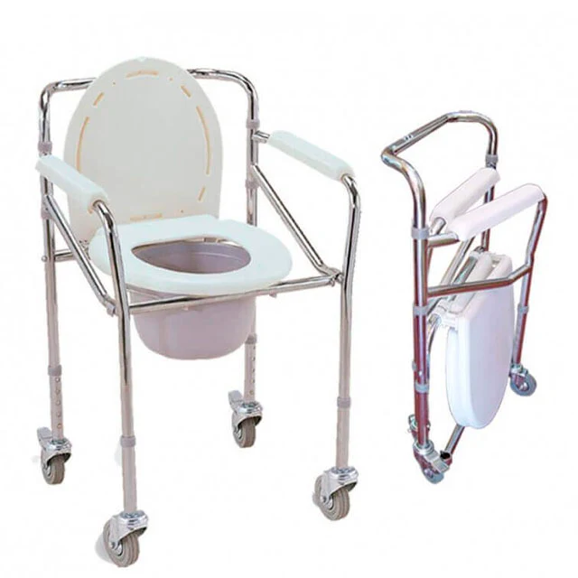 Inodoro Portátil Plegable con Ruedas Deltamed